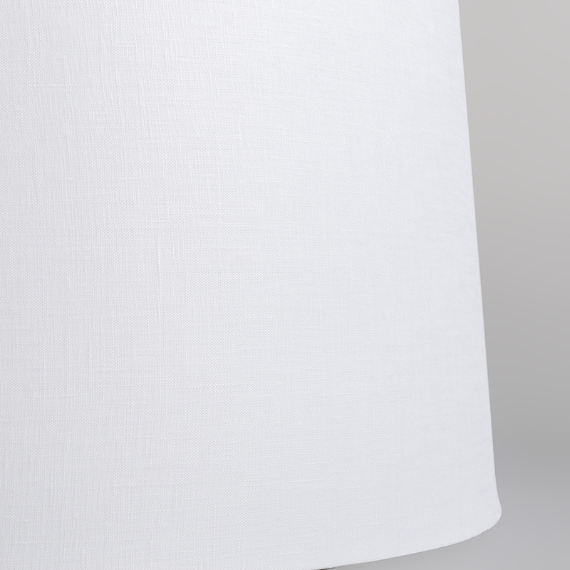 Lámpara colgante moderna negra con pantalla de 45 cm blanca - Combi 1