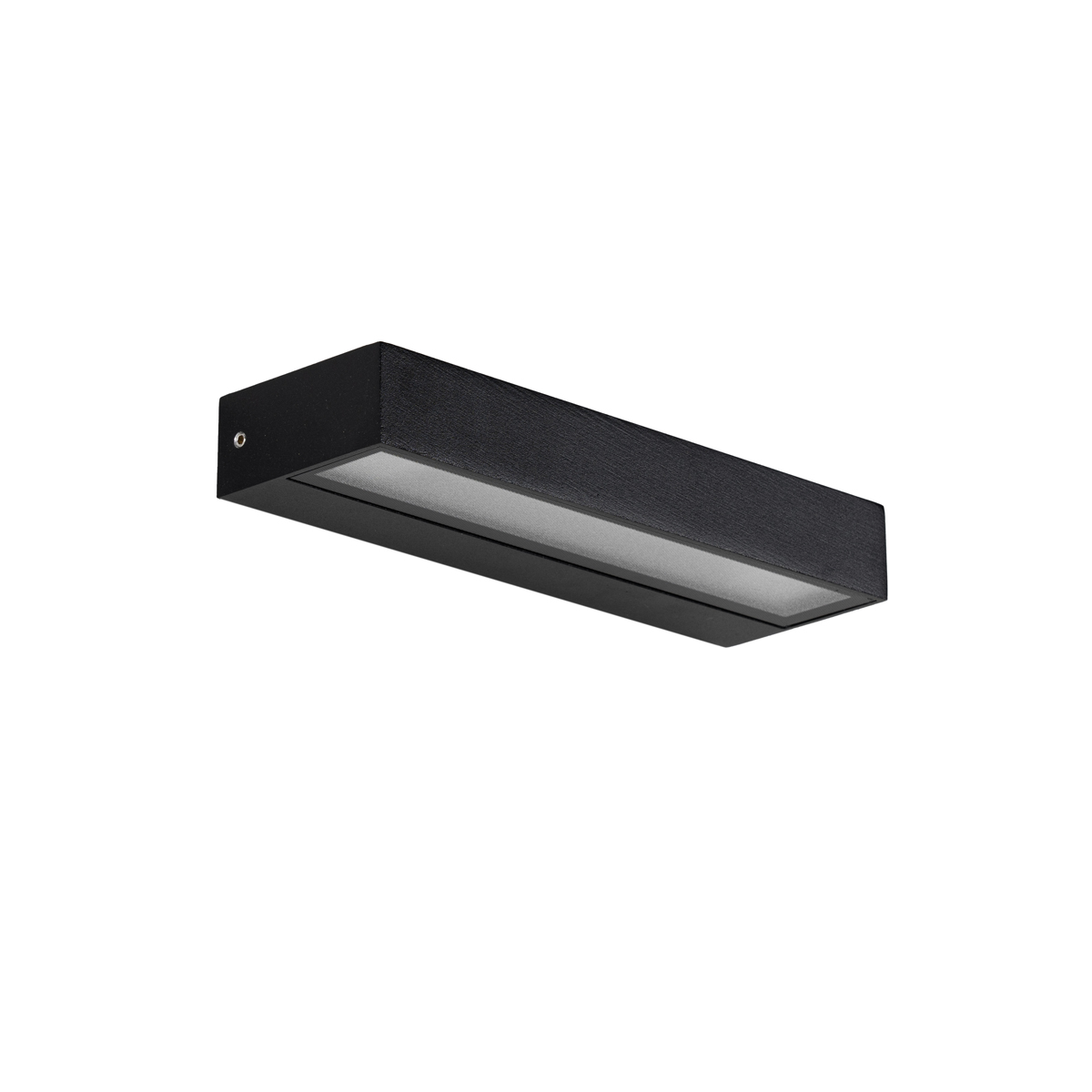 Lampada da parete moderna nera con LED IP65 - Hannah
