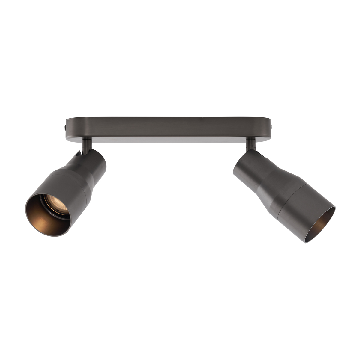 Foco empotrado redondo color bronce cañón GU10 50 mm 2 luces - Stanley