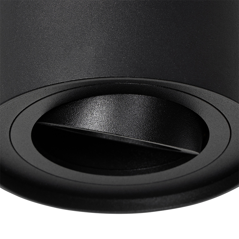 Modern Ceiling Spot Black Rotatable and Tiltable - Rondoo Up