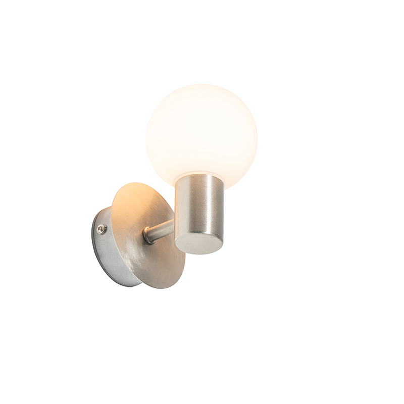 Applique murale moderne en acier IP44 - Cederic Up