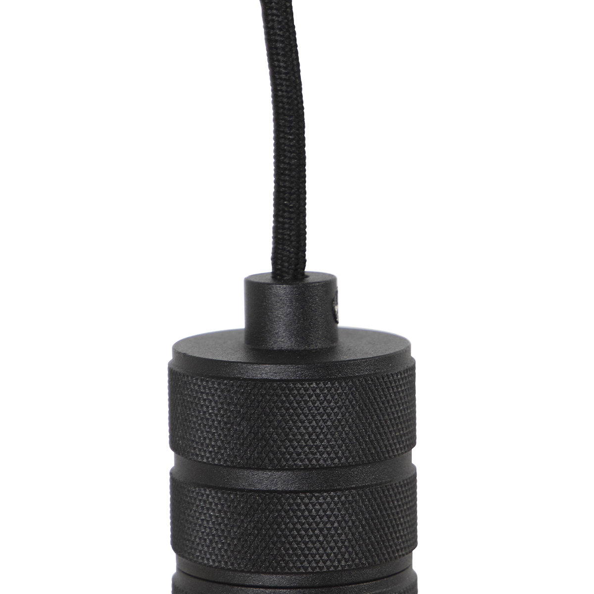 Pendant Light Black with Plug Incl. PS160 Gold Dimmable - Cavalux