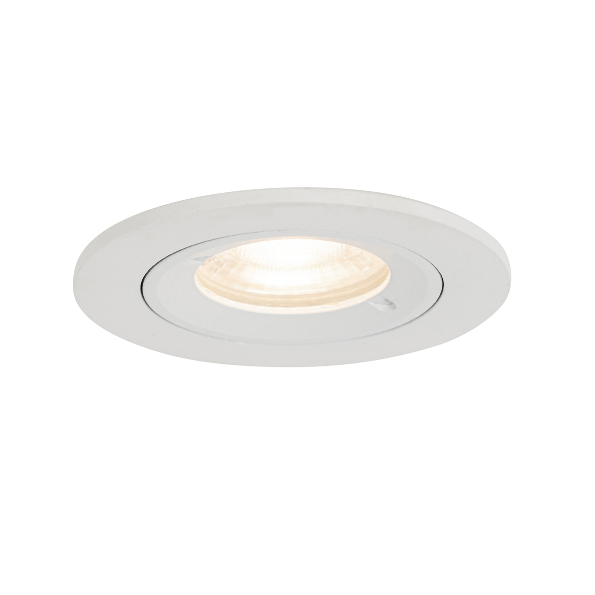 Set of 12 Recessed Spotlights White Round GU10 50mm IP44 - Xena