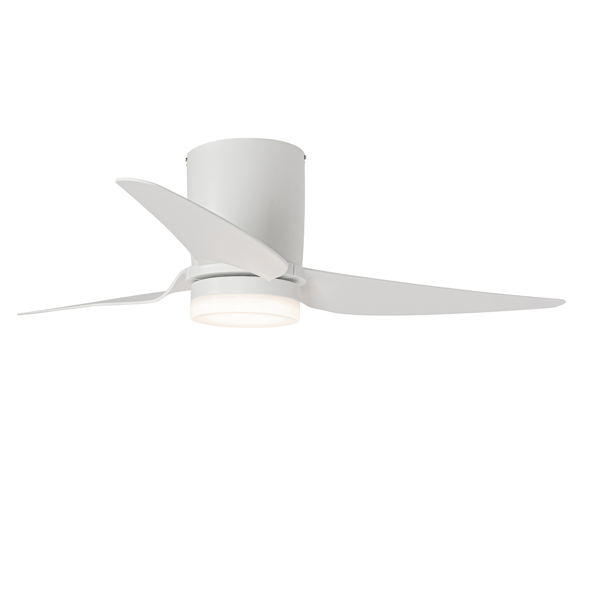 Ventilador de techo blanco 123cm con LED regulable con mando a distancia - Patty