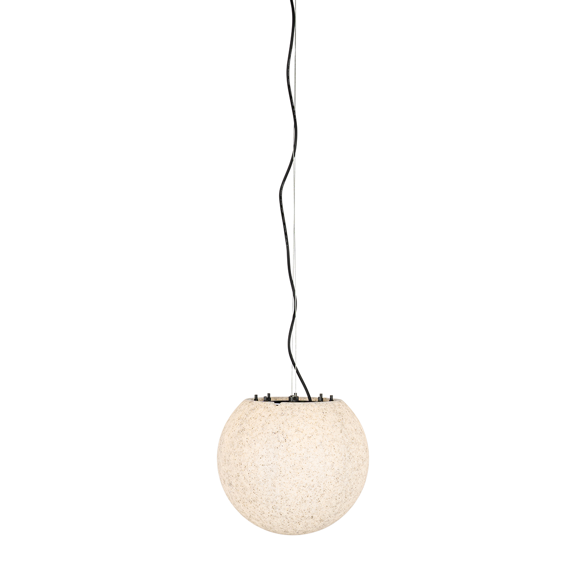 Lámpara colgante moderna de exterior gris 35 cm IP65 - Nura