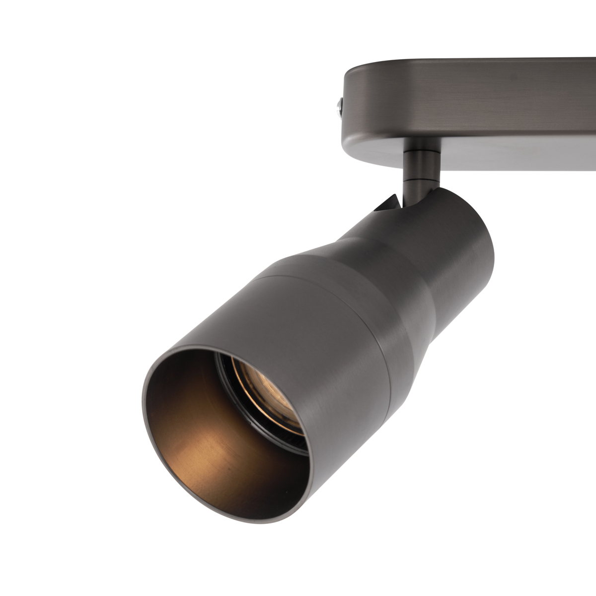 Foco empotrado redondo color bronce cañón GU10 50 mm 2 luces - Stanley