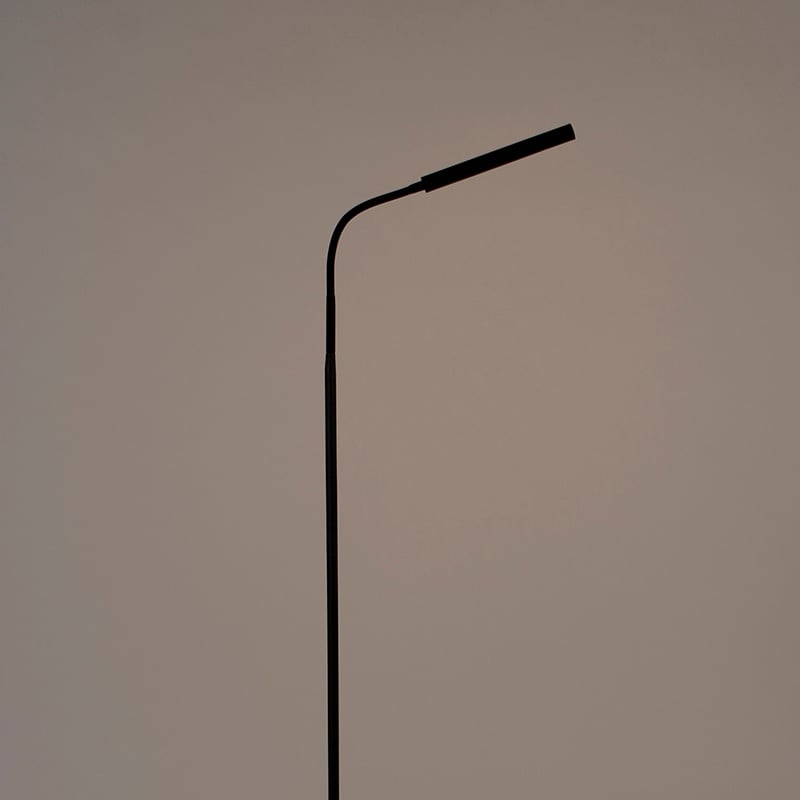 Design floor lamp black incl. LED with touch dimmer - Palka