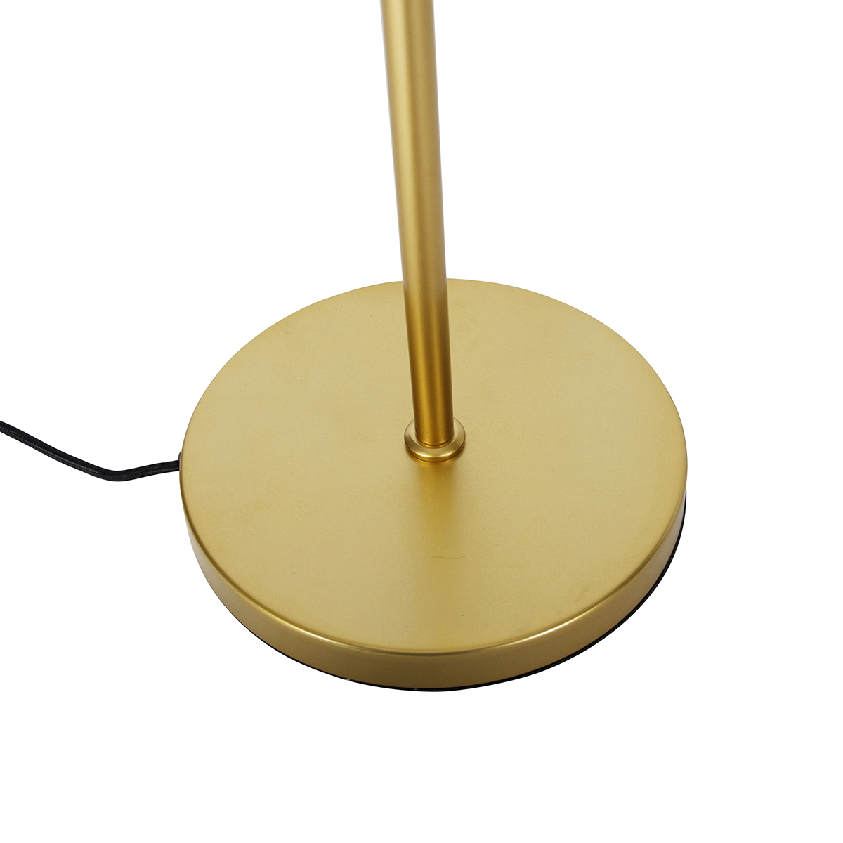 Design-Stehlampe Schwarz mit Gold 3-flammig - Sinem