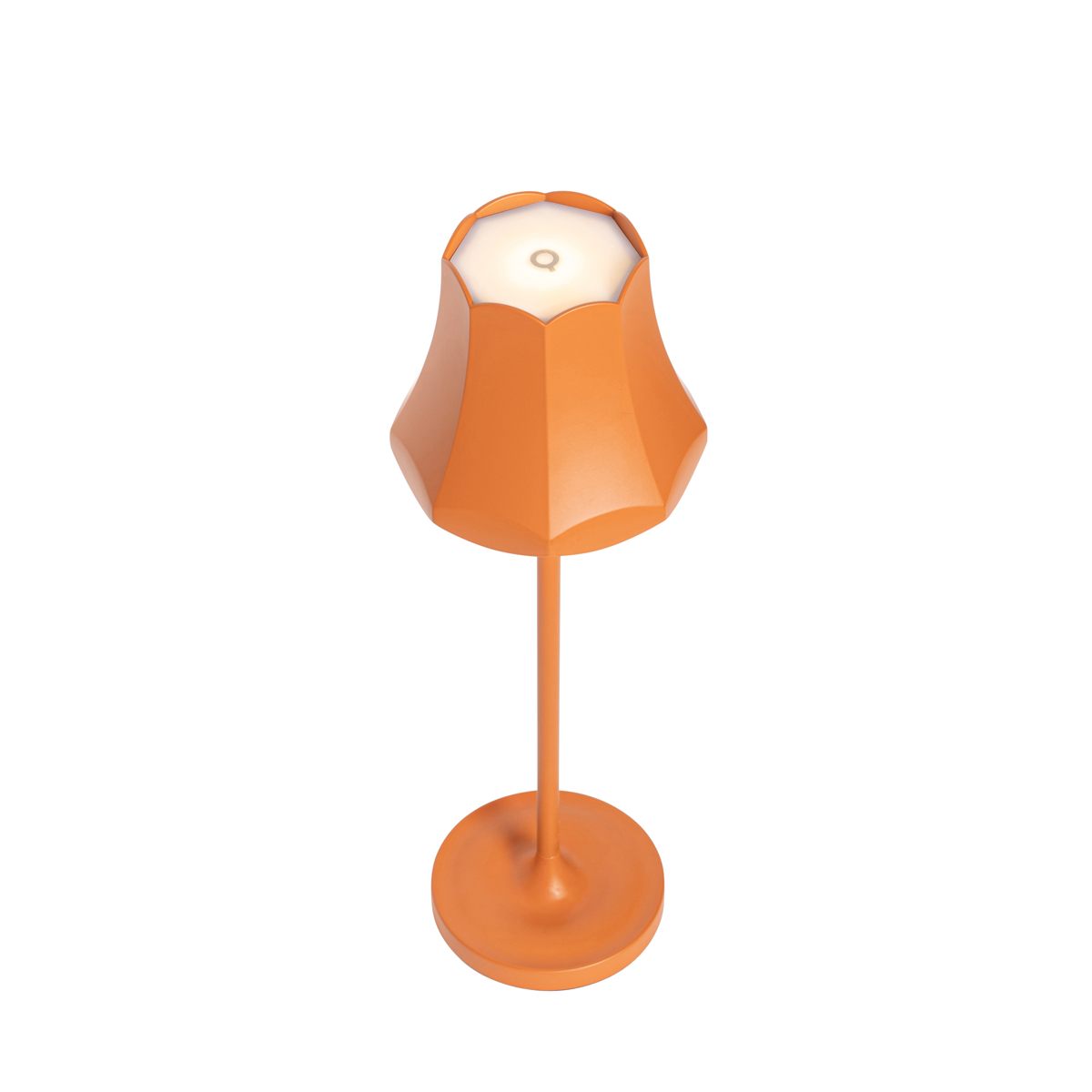 Lampe de table rétro orange rechargeable IP44 - Granny