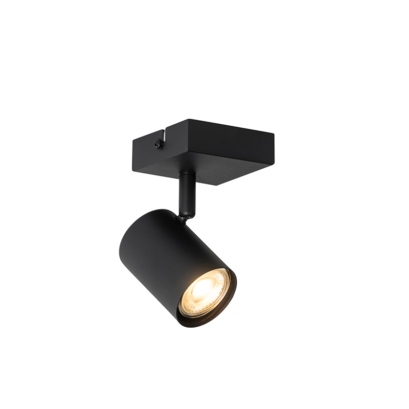 Modern Spotlight Black Adjustable Square - Jeana