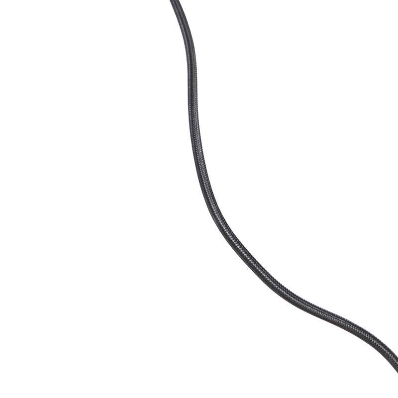 Lampada a sospensione industriale nera 4 luci legno - SHELF