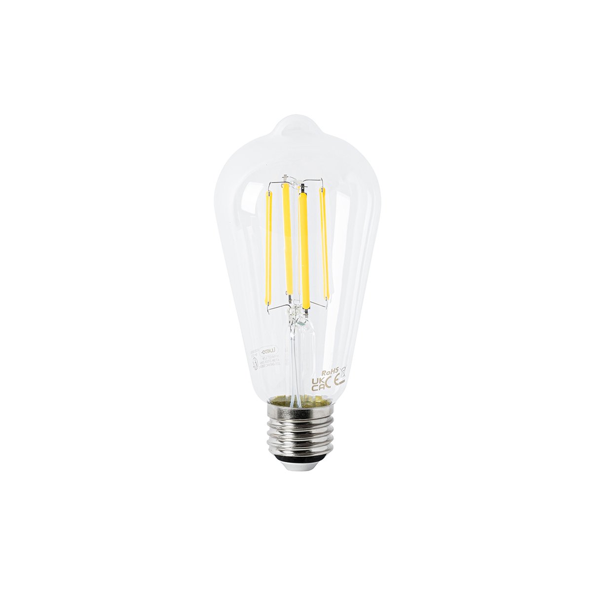 Lampada LED E27 12W Luce Calda in Vetro Trasparente 2000 Lumen