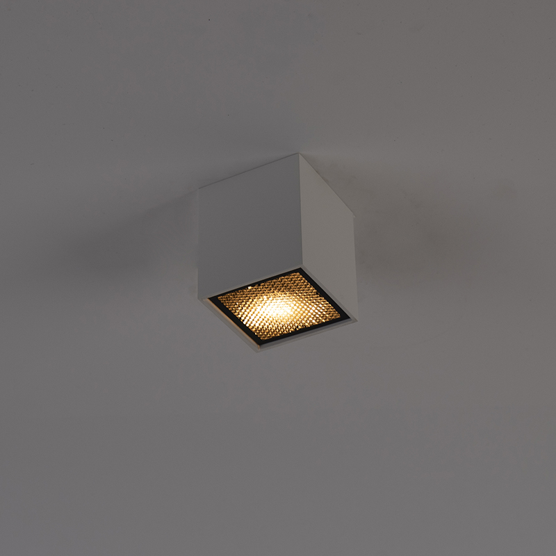 Design-Aufbaustrahler weiß GU10 50mm - Qubo Honey