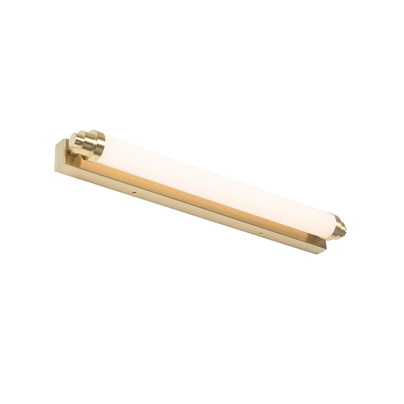 Wall Light White with Gold Incl. LED 3-Step Dimmable IP44 - Yordi