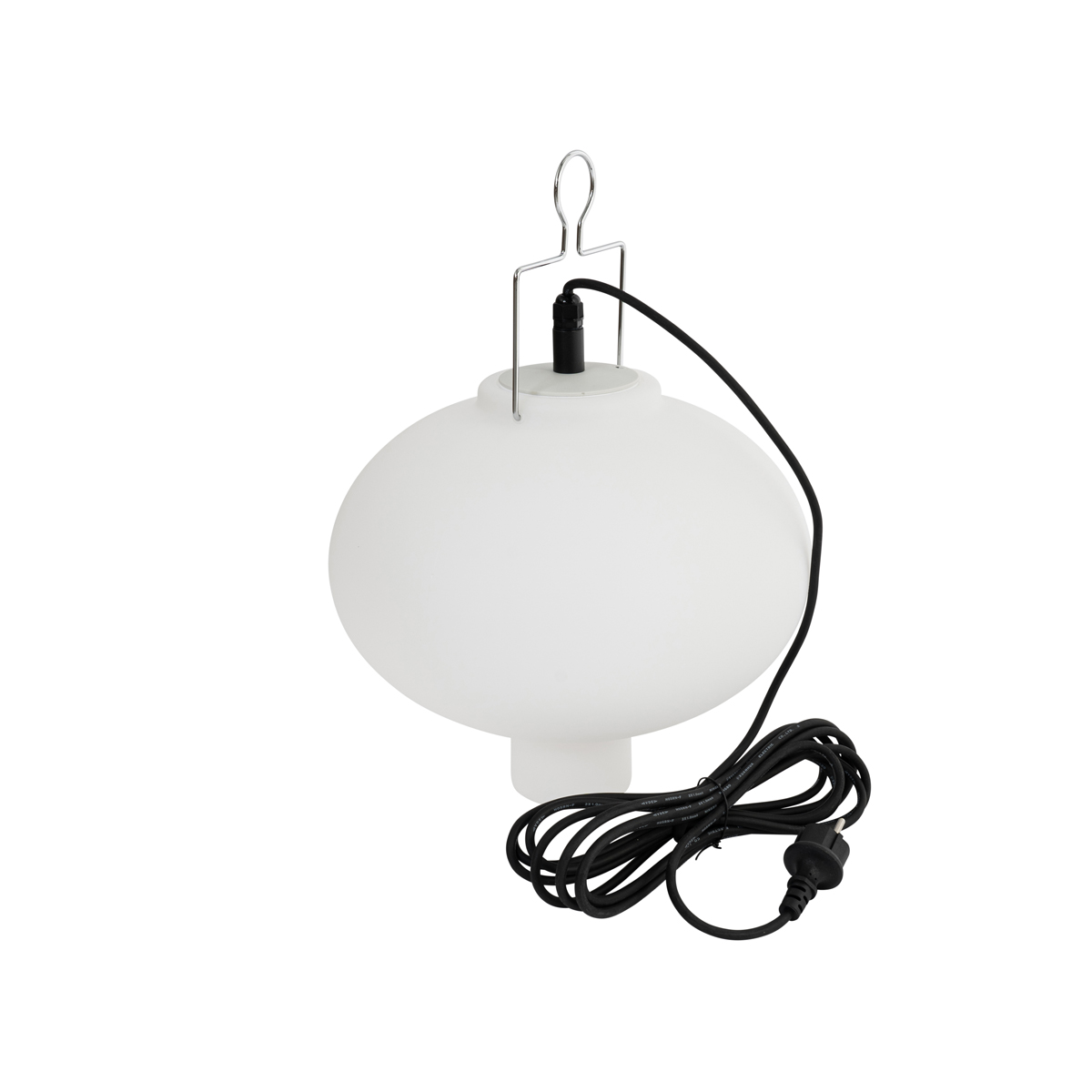 Lámpara colgante exterior inteligente blanca 35 cm con Wifi A60 - Pion