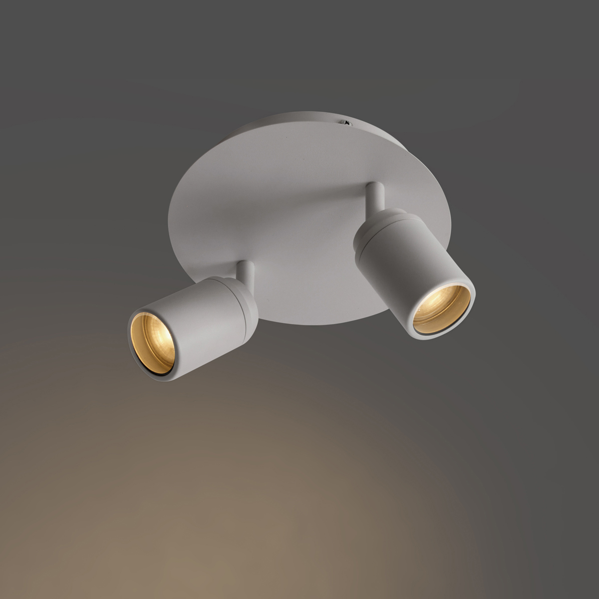 Spot de salle de bain moderne blanc 2 lumières IP44 - Ducha
