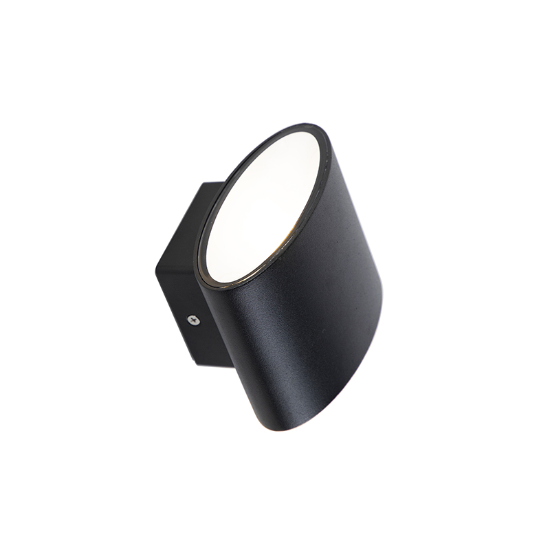 Modern Outdoor Wall Light Black Incl. LED IP44 - Ovum