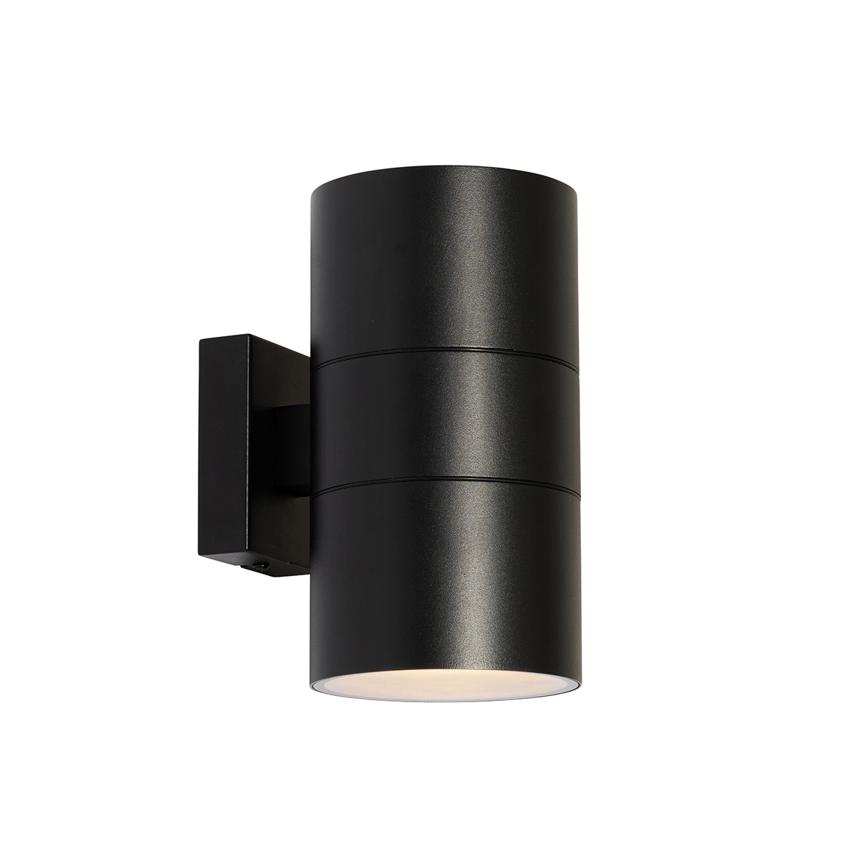 Aplique de pared exterior moderno negro 2 luces AR111 IP44 - Duo