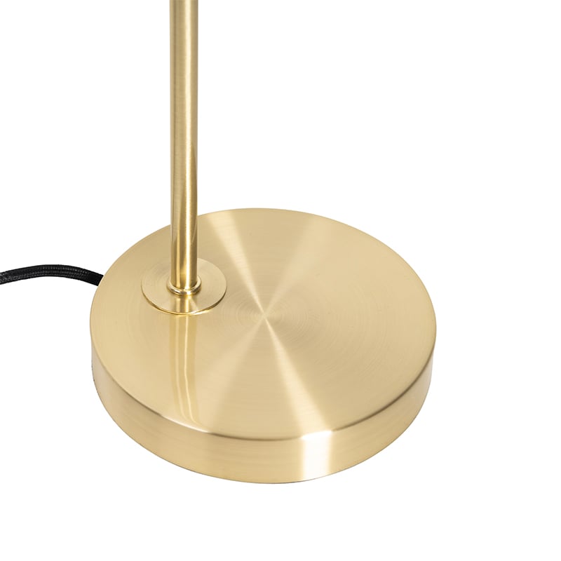 Modern Table Lamp Brass Adjustable - Java