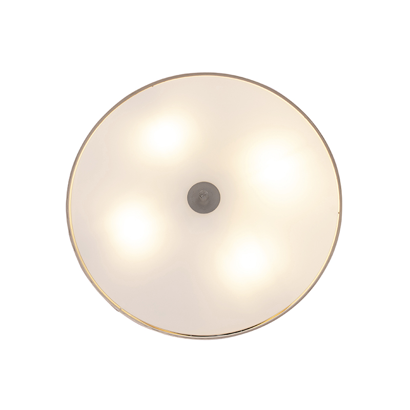 Lampada da soffitto rustica beige 50 cm - Drum