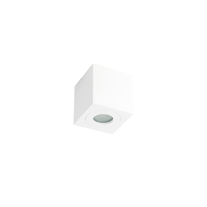 Modern Square Bathroom Spot White - Capa