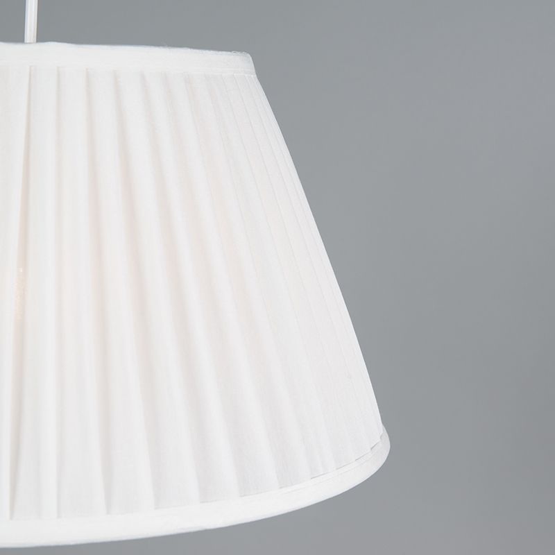 Lámpara colgante retro crema 25 cm - Plisse
