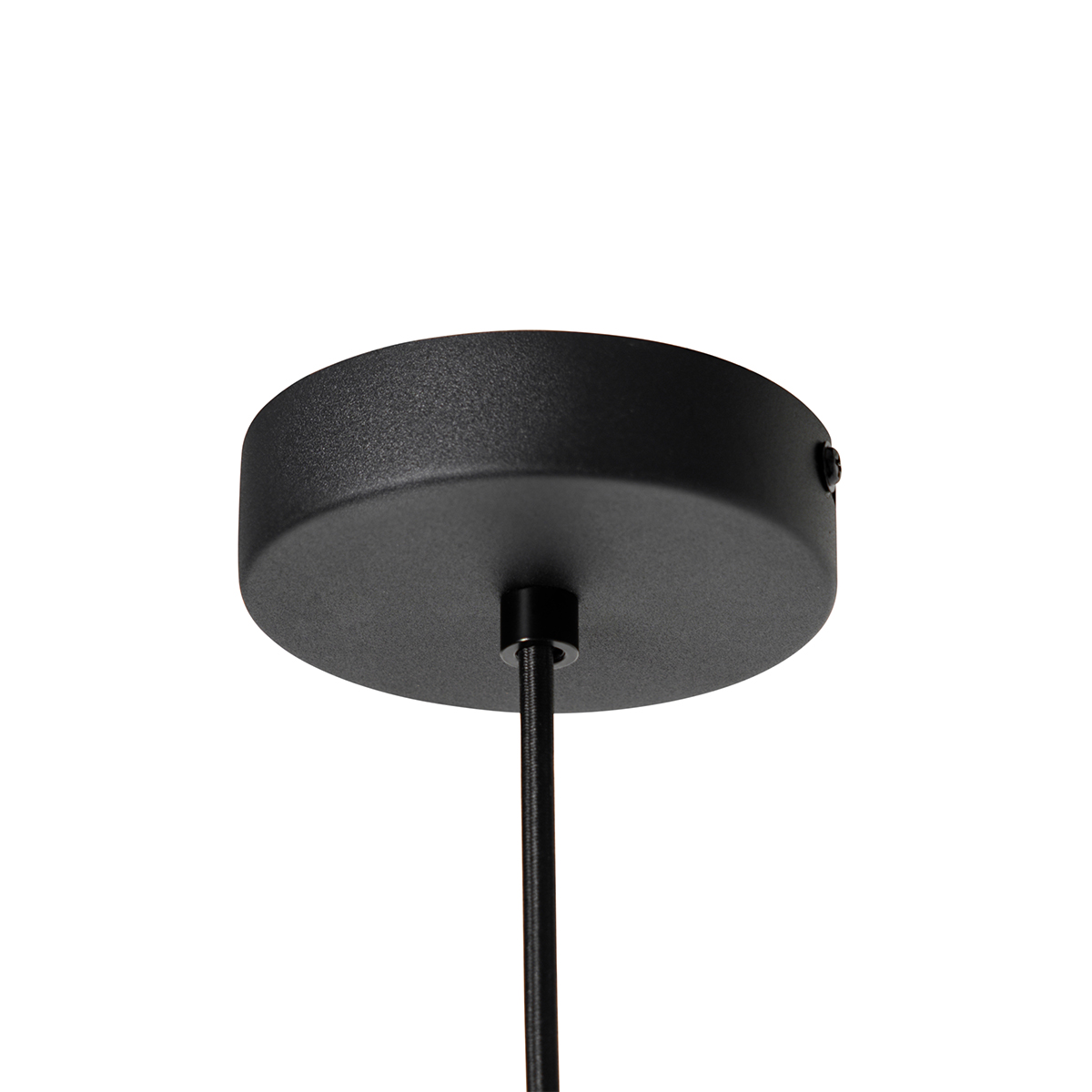 Oriental Pendant Light Black with Bamboo - Rayan
