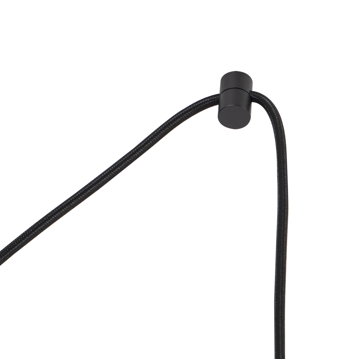 Design-Hängelampe schwarz mit Stecker inkl. LED-Leuchtmittel dimmbar - Cavalux