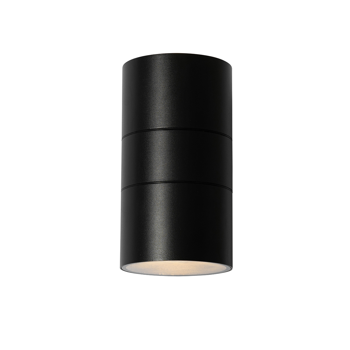 Aplique de pared exterior moderno negro 2 luces AR111 IP44 - Duo