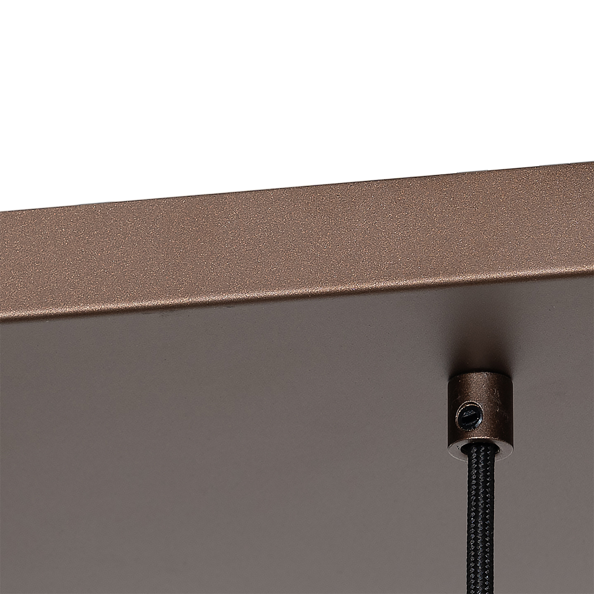 Art deco hanging lamp bronze with amber glass 8light Sandra