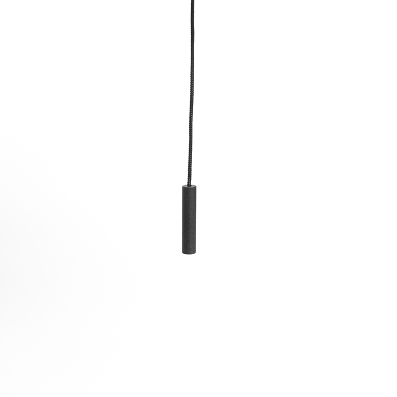Smart Floor Lamp Black with Black Shade and Adjustable Arm Incl. Wifi A60 - Ladas Deluxe