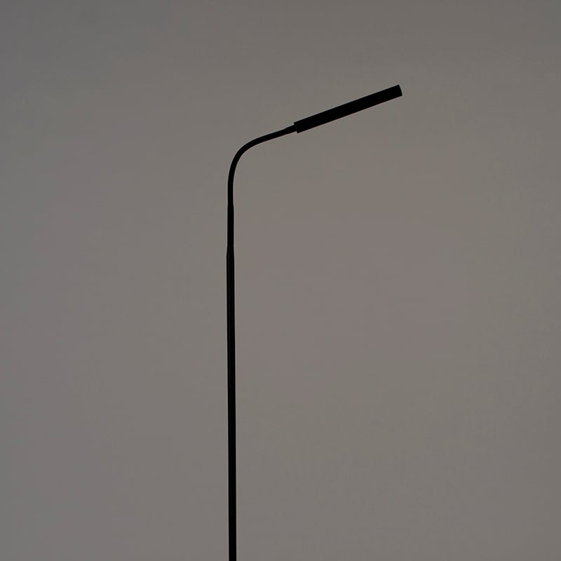 Design floor lamp black incl. LED with touch dimmer - Palka