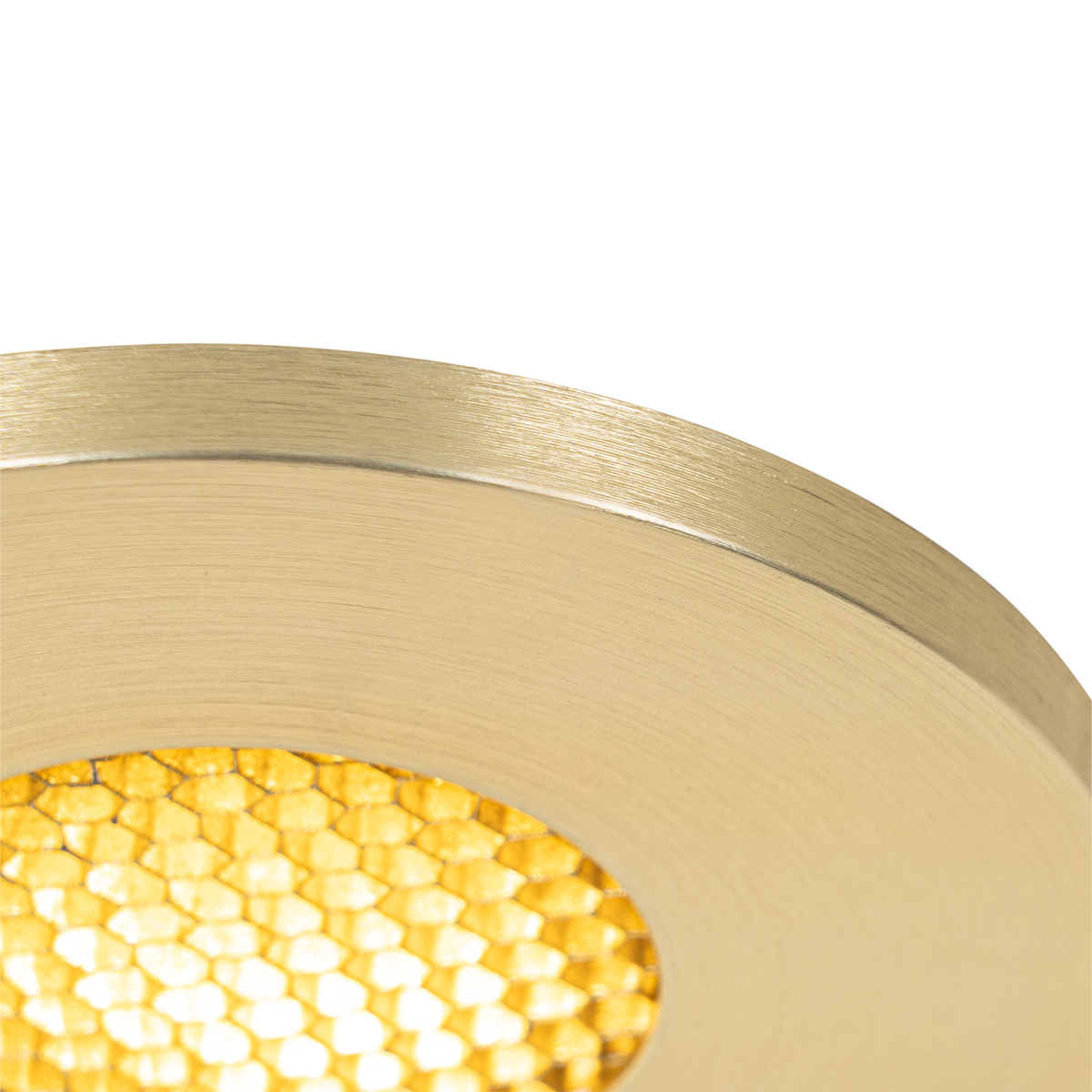 Modern Bathroom Recessed Spotlight Gold IP54 - Shed Honey