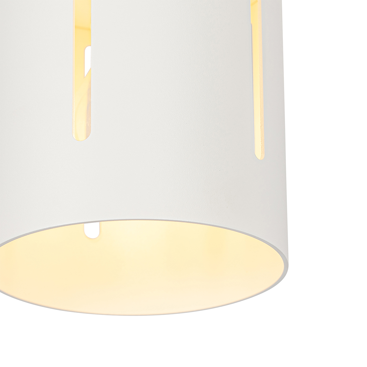 Plafonnier design blanc - Yana
