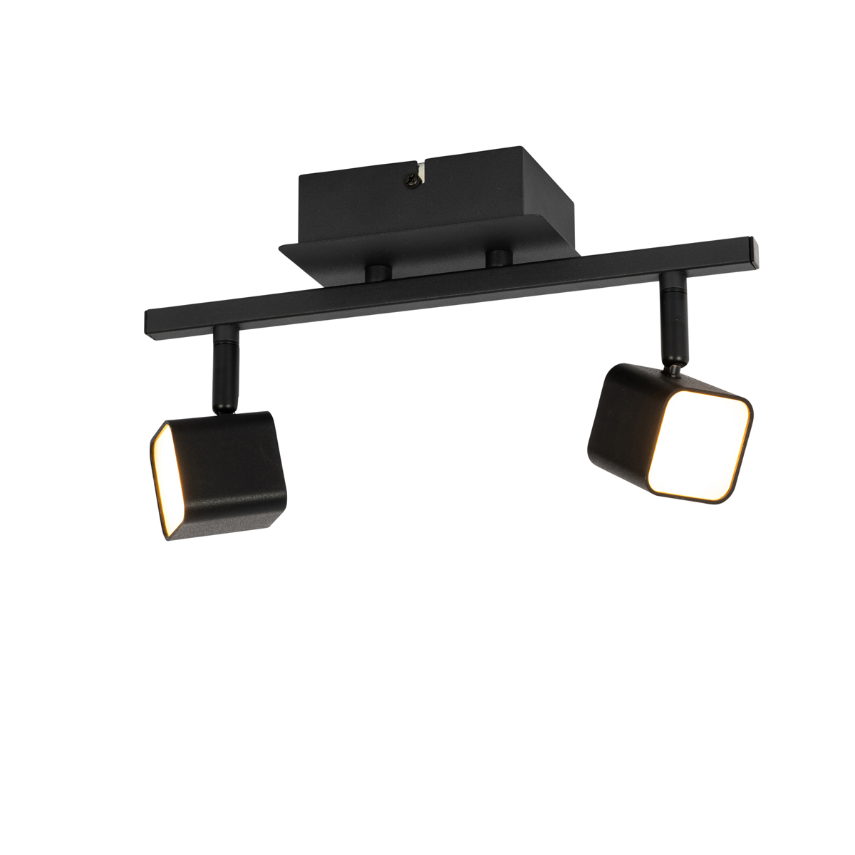 Modern Ceiling Light Black Incl. LED 2-Lights - Nola