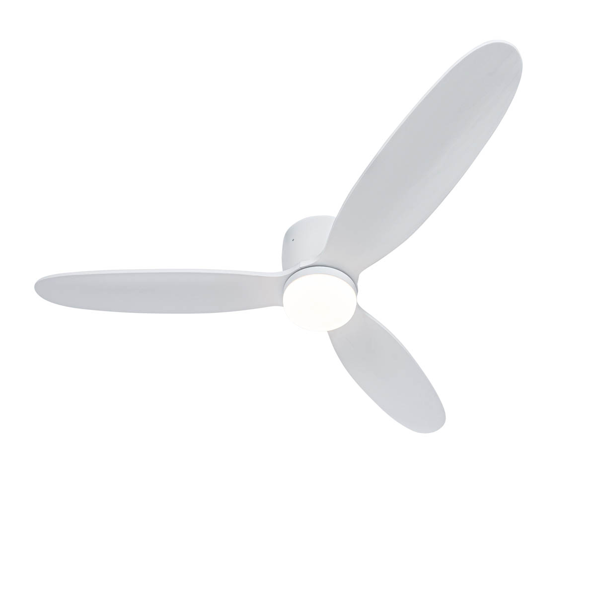 Ventilatore da soffitto smart bianco 132 cm con LED dimmerabile in Kelvin con telecomando - Sofio