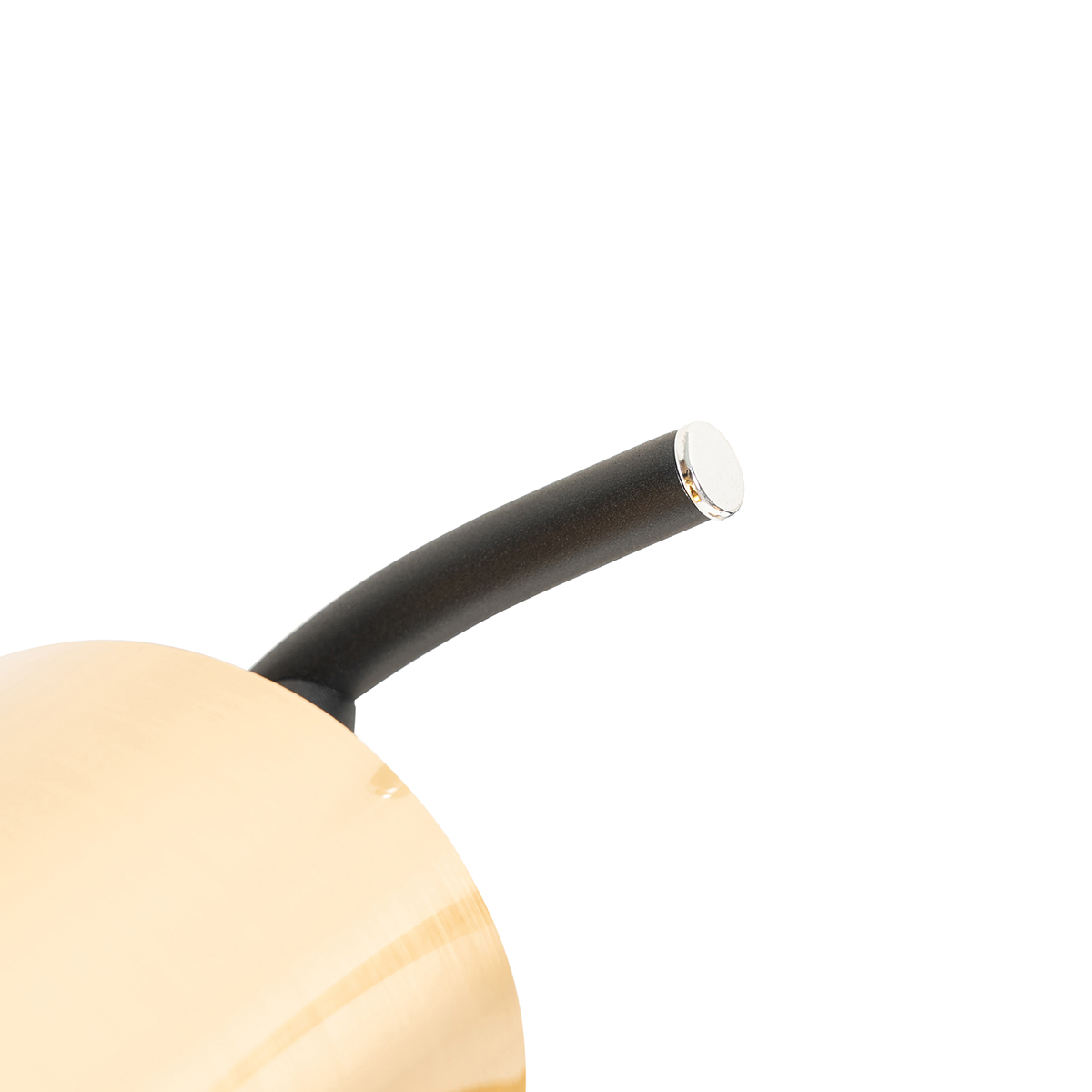 Moderne Deckenleuchte schwarz mit goldenem 3-Licht - Lofty