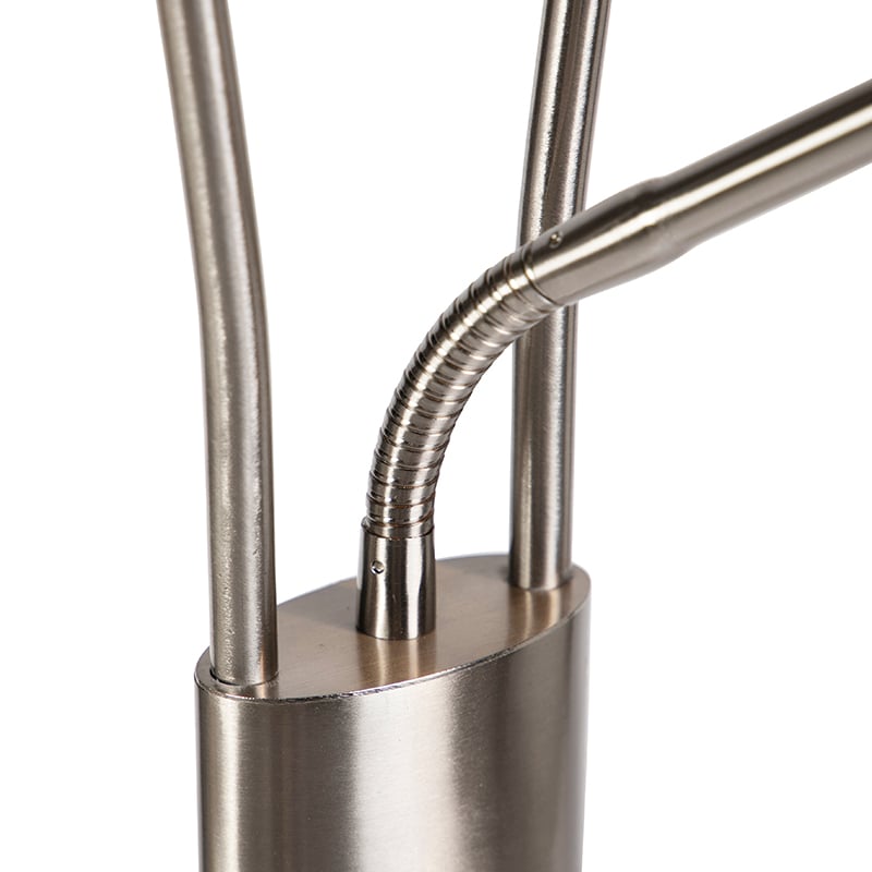 Lampadaire moderne en acier avec LED et dimmer - Lexus