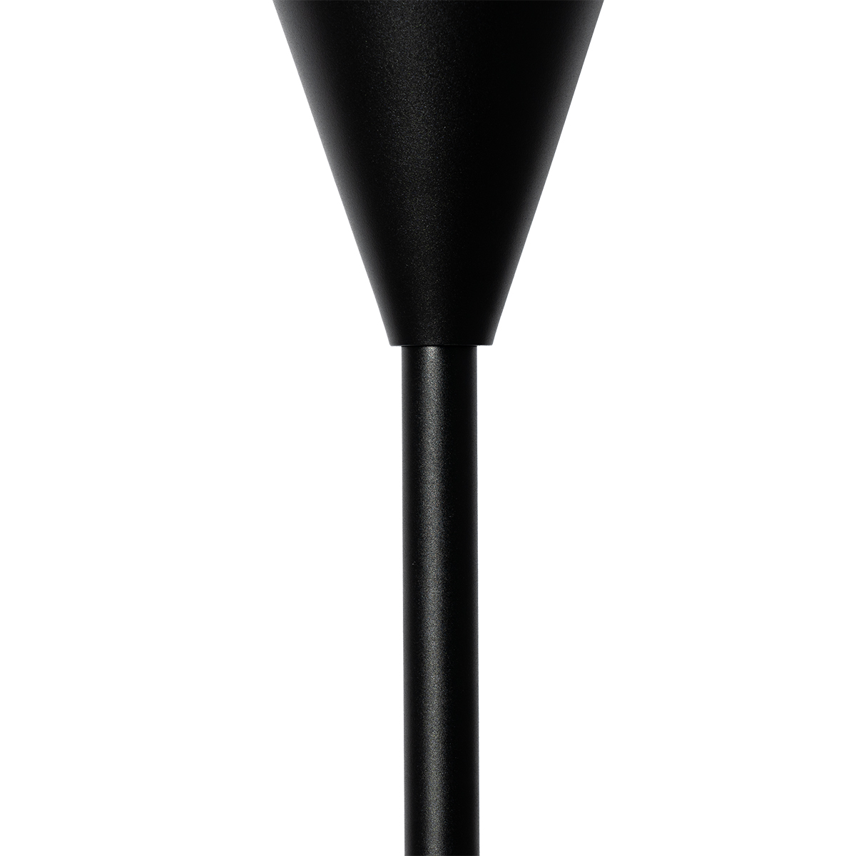 Moderne Tischleuchte schwarz mit Opalglas - Drop