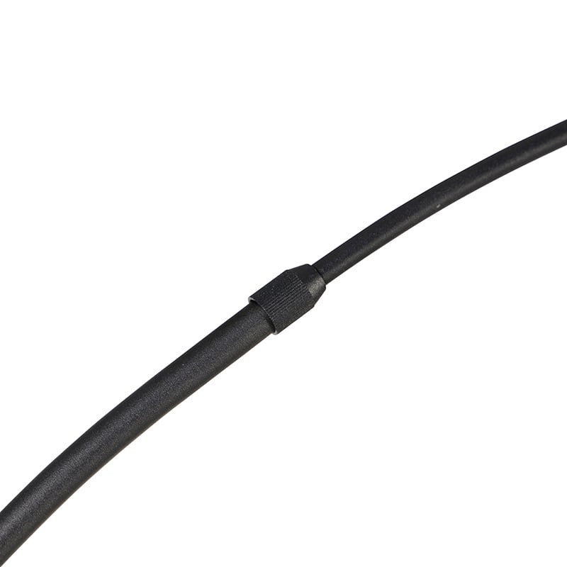 Lámpara de arco moderna negra con oro - Arc Basic