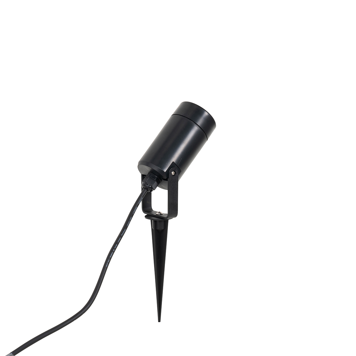 Pic de lumière réglable noir IP65 - Solo Eco