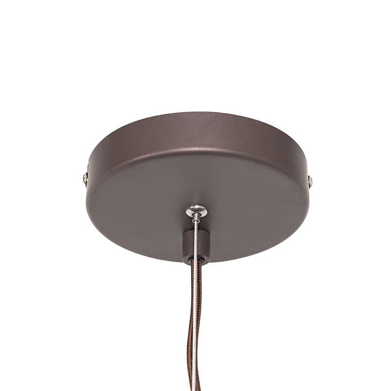 Lámpara colgante moderna marrón 48 cm - Saffira