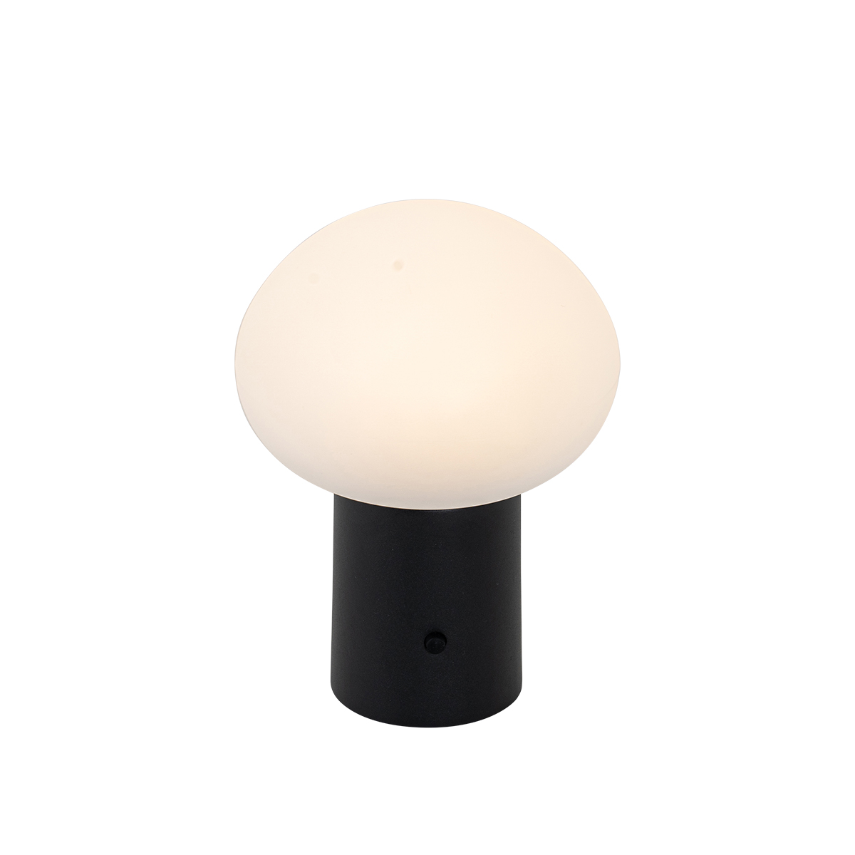 Lampada da tavolo nera con LED dimmerabile a 3 livelli ricaricabile - Louise