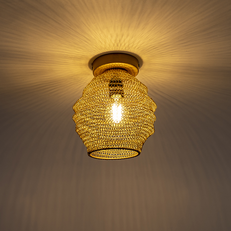 Oriental Ceiling Lamp Gold Nidum Bene
