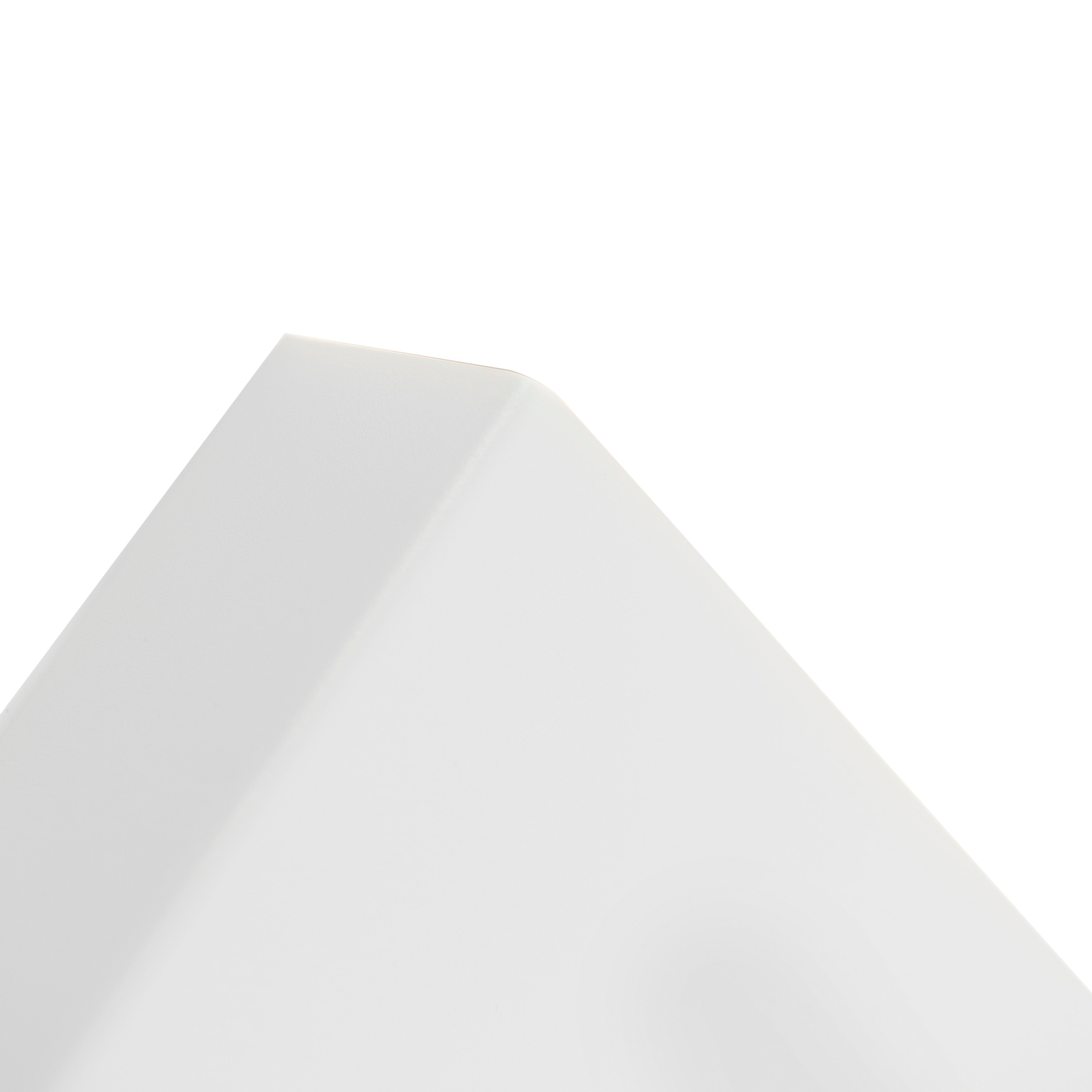 Applique murale moderne blanche rectangulaire à 2 lumières - Otan