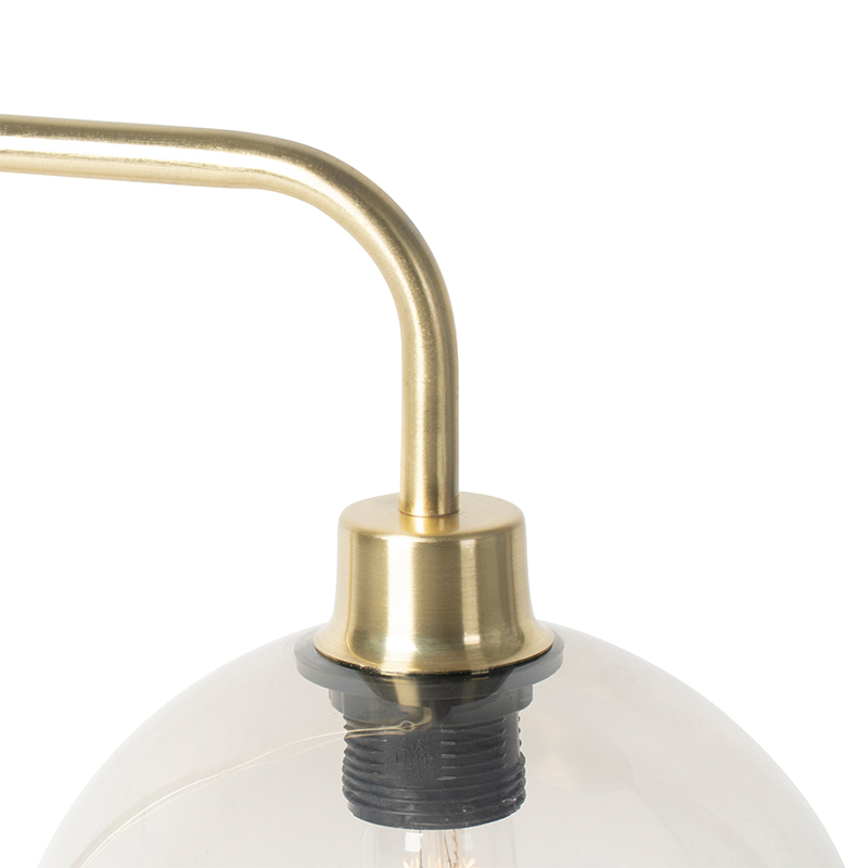 Classic Table Lamp Brass with 32cm Black Shade - Simplo