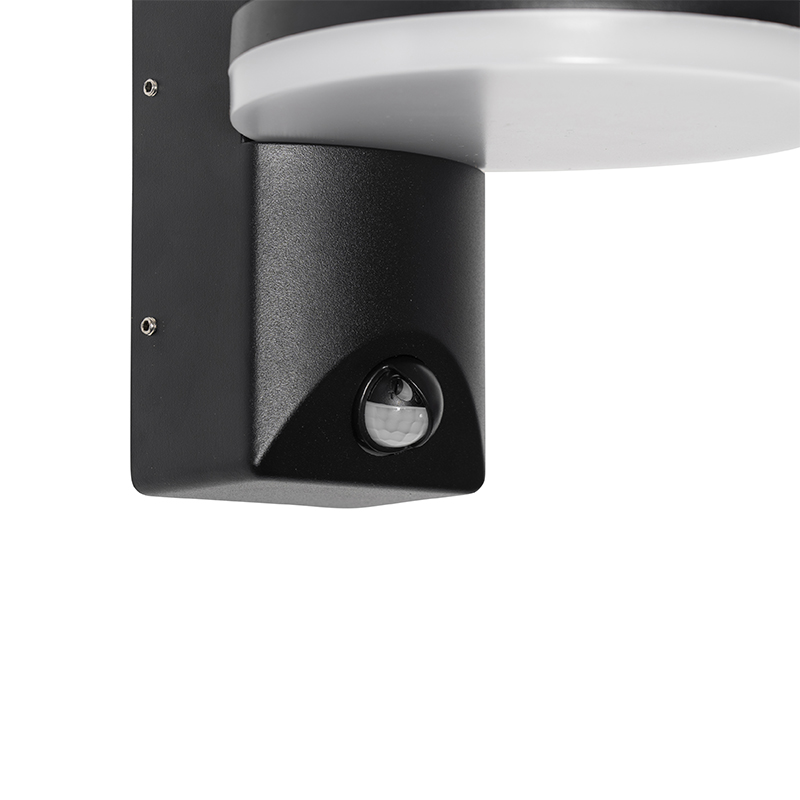 Außenwandleuchte schwarz inkl. LED IP54 Bewegungssensor - Esmee
