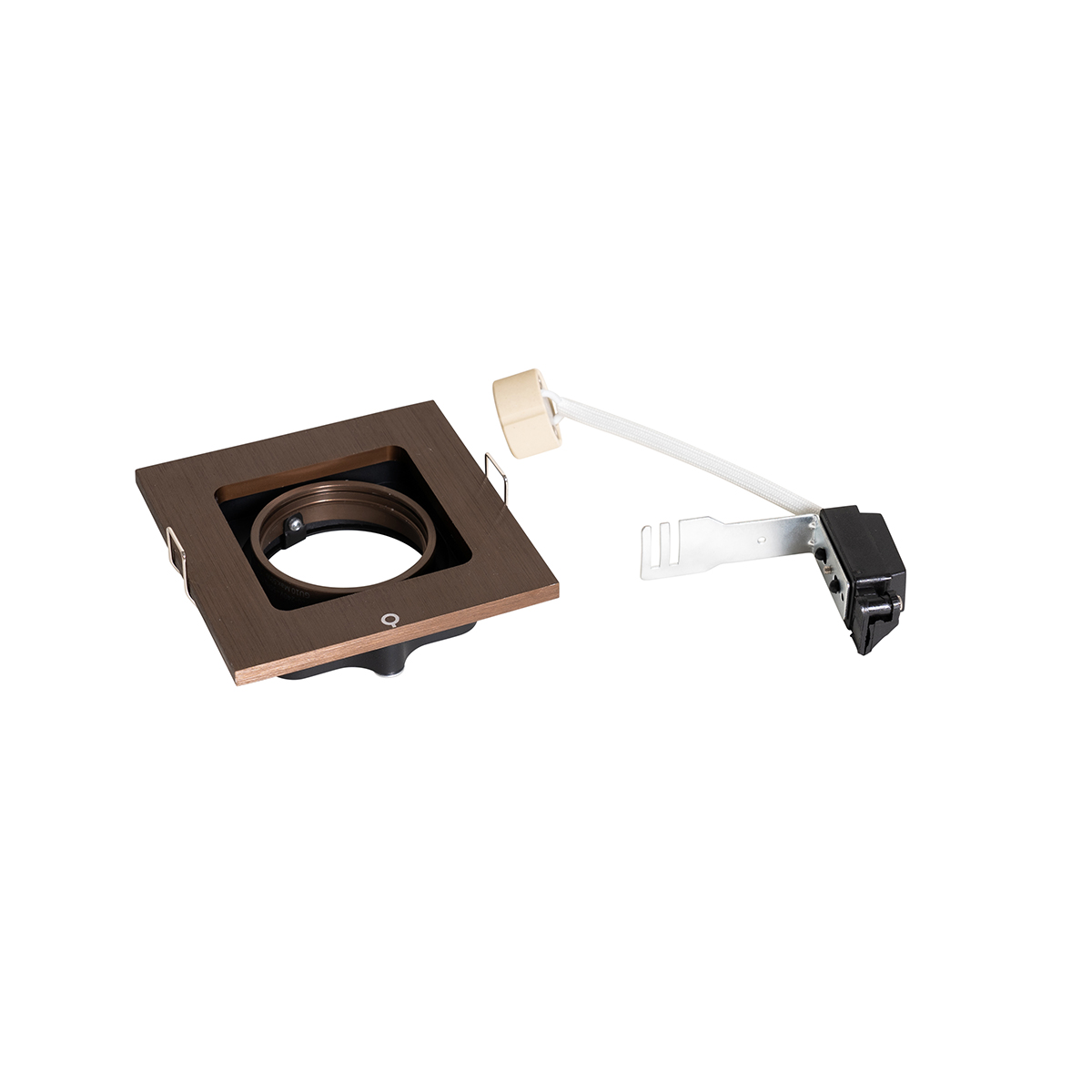 Set di 6 faretti da incasso moderni bronzo scuro orientabili - Qure