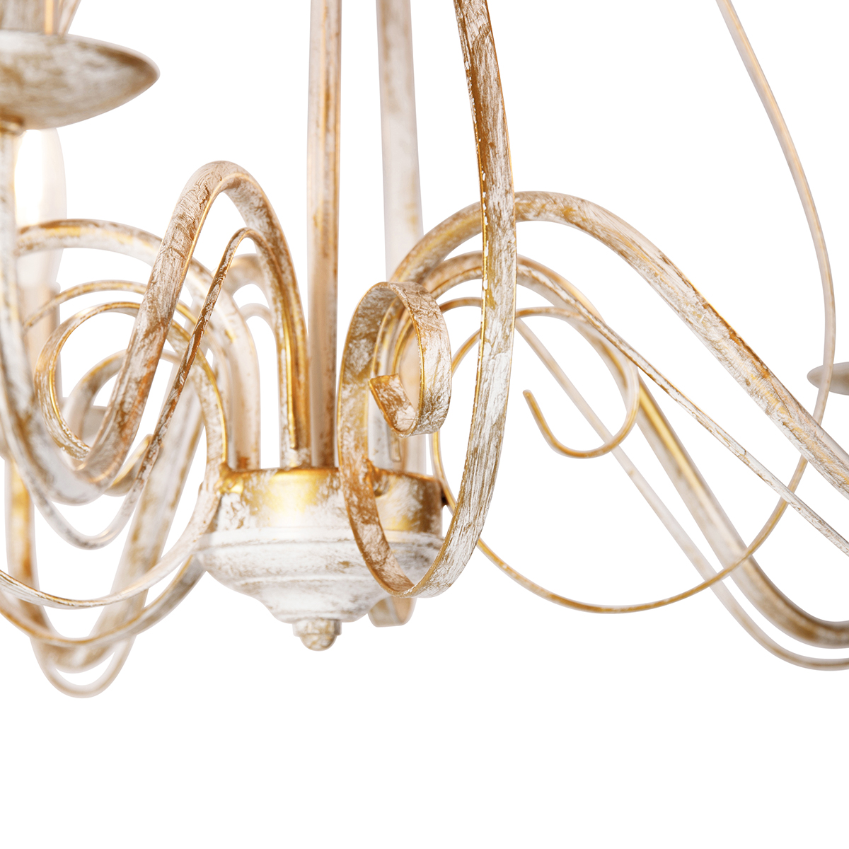 Smart Chandelier White 5-Light Incl. Wifi B35 - Giuseppe