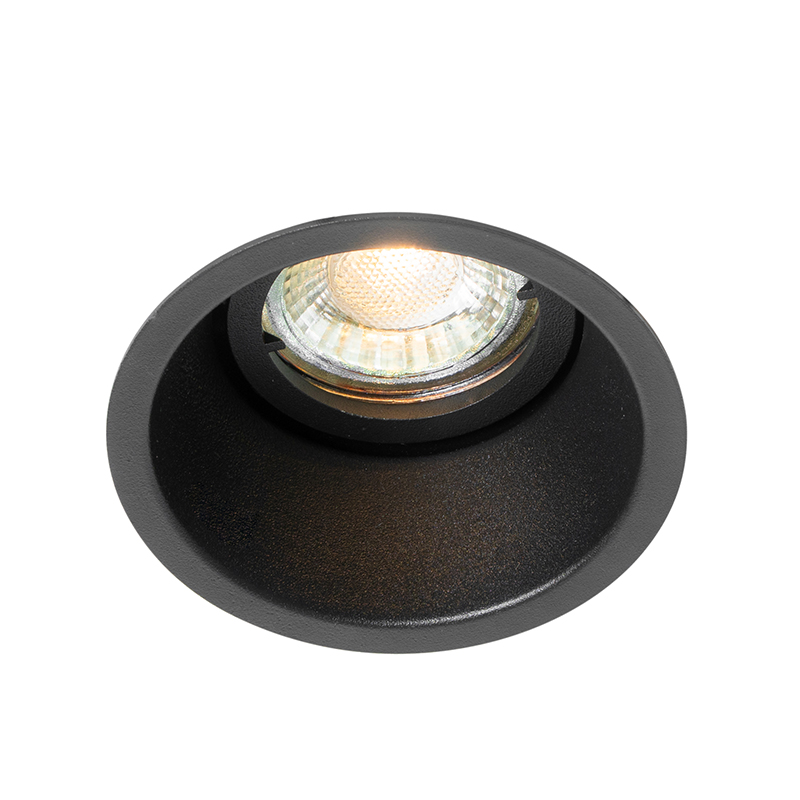 Faretto da incasso moderno nero orientabile e inclinabile - Alloy